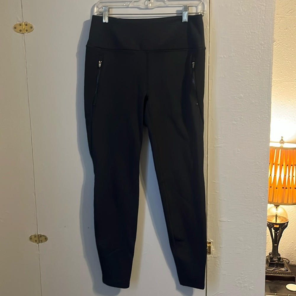 Spyder Active fleece lined leggings size medium in black